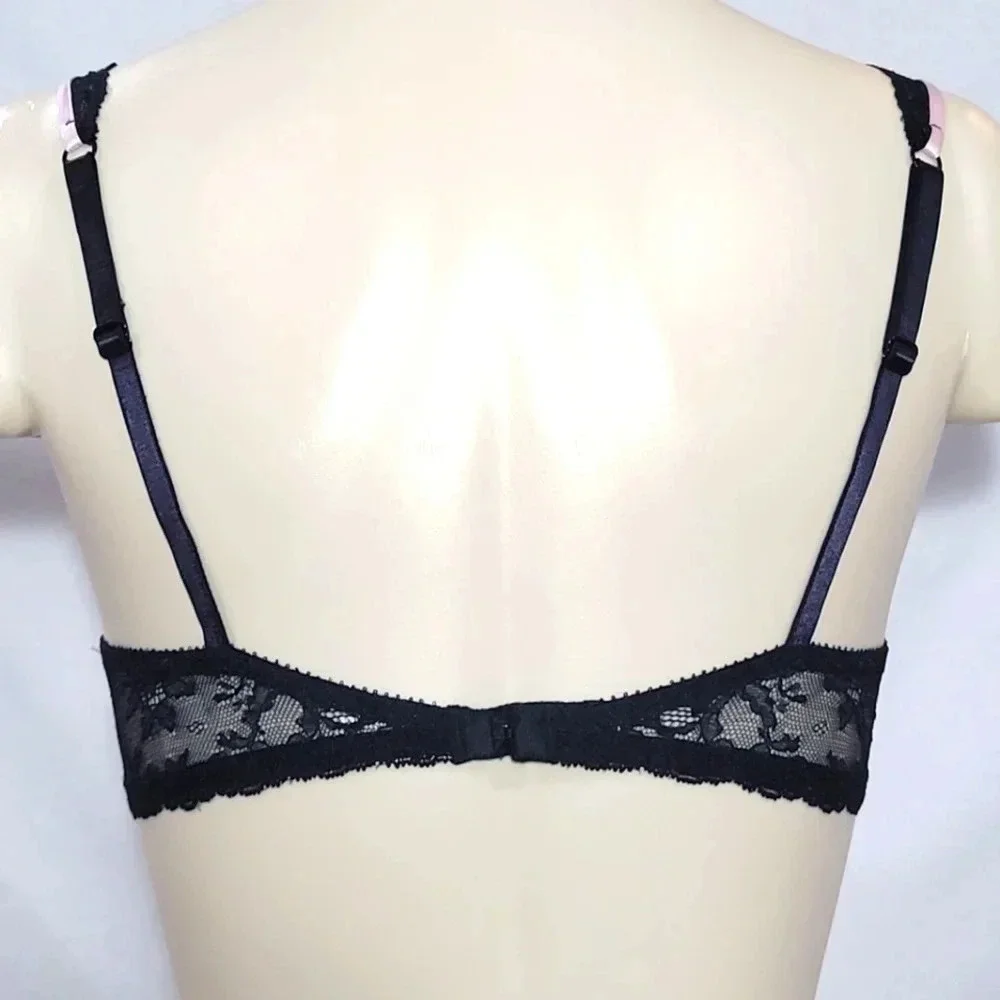 32C Felina 250577 Tricia Seamless Push Up Underwire Bra Pink Excellent Pre-owned - Picture 3 of 3